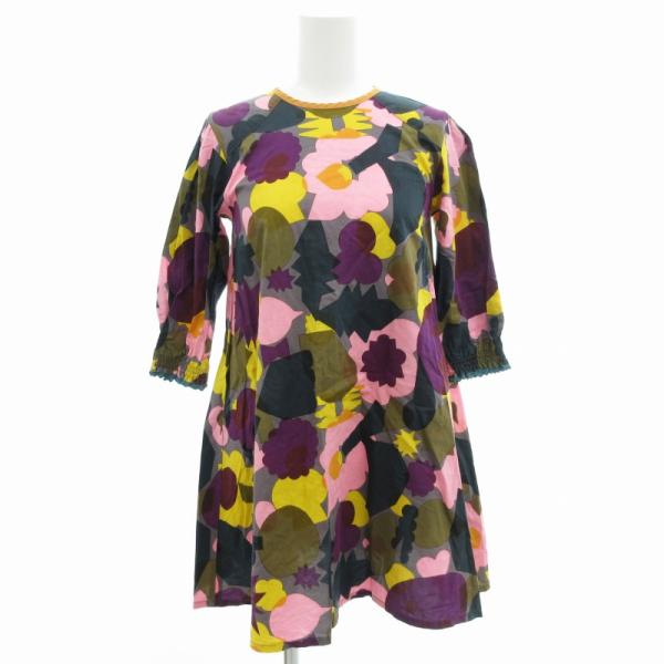 ミナペルホネン ロングワンピース 完売品 】ミナペルホネン シルク ロングワンピース helmi 38 CM