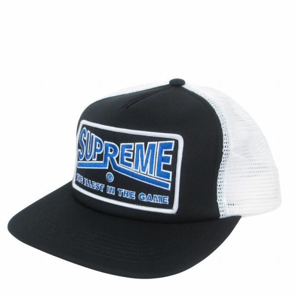 SUPREME シュプリーム　総柄ハット　白×黒　USA製 SUPREME シュプリーム 総柄ハット 白×黒 USA製 SUPREME