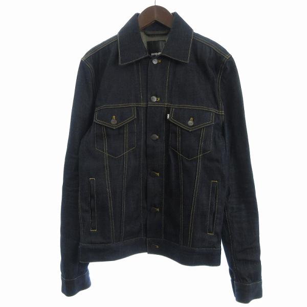 エフティーシー FTC デニムジャケット Gジャン 長袖 S 濃青 メンズ