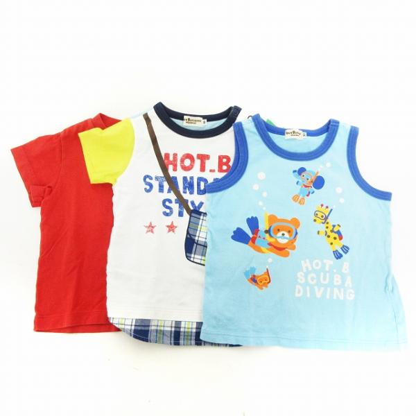 ★新品★　ミキハウス Tシャツ3点セット90cm ミキハウス 3点セット Tシャツ カットソー タンクトップ
