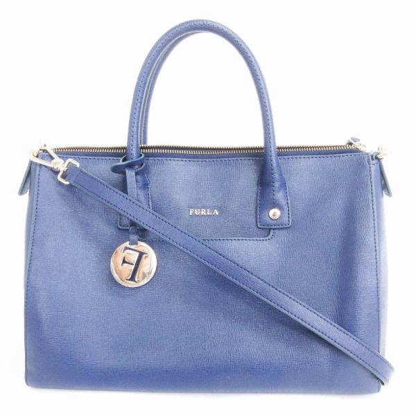 極美品✨フルラ 現行 ハンドバッグ 2way ターンロック ロゴ レザー 袋付 florist ハンドバッグ 2WAY レディムードターンロックレザー