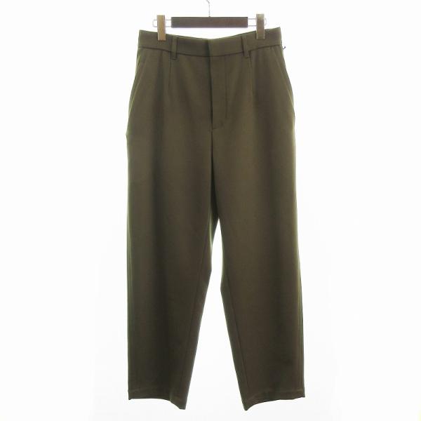 未使用品 ロエフ LOEFF タグ付 ナロー ボンタン ワイドパンツ 無地