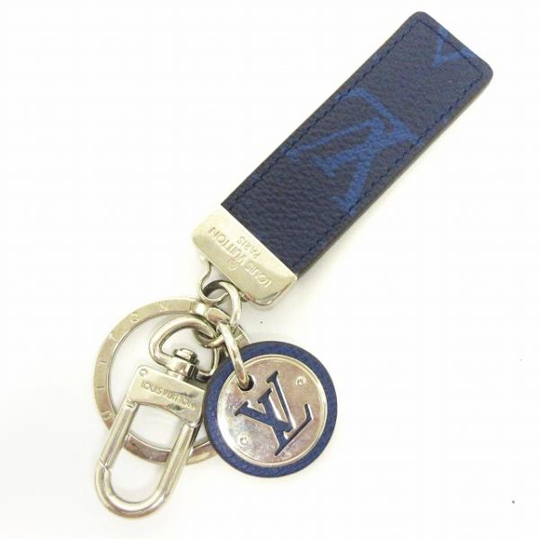 ルイヴィトン　タイガラマ　ブルー　キーホルダー　キーリング　青 M69324 LOUIS VUITTON ルイヴィトン ポルトクレ ネオ LVクラブ