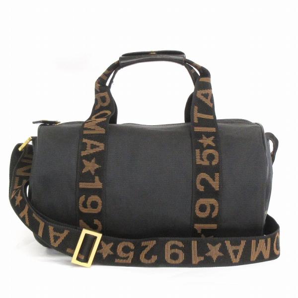 FENDI フェンディ ミニボストン ショルダーバッグ ハンド 2WAY ロゴ