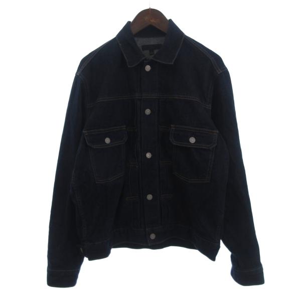 ユニクロ UNIQLO 2ndデニムジャケット Gジャン ストレッチ 425420 濃紺