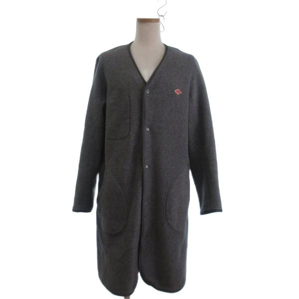 DANTON / フリースジャケット/34/ポリエステル/GRY/20A-MR-001 ダントン DANTON フリースジャケット ミドル丈 ワンポイント 19A-MR