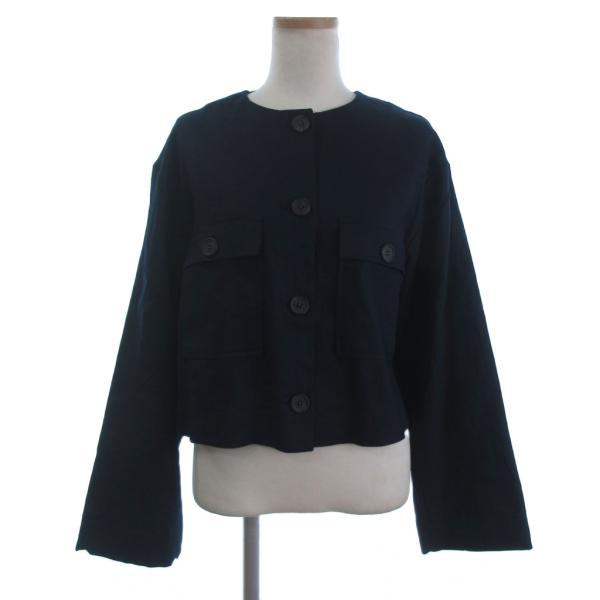 ZARA（ザラ） 未使用品 タグ付き ノーカラージャケット ブレザー
