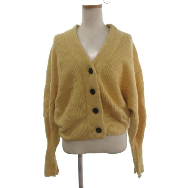 ADAM ET ROPE'（アダムエロペ） カーディガン ニット 長袖 ショート丈