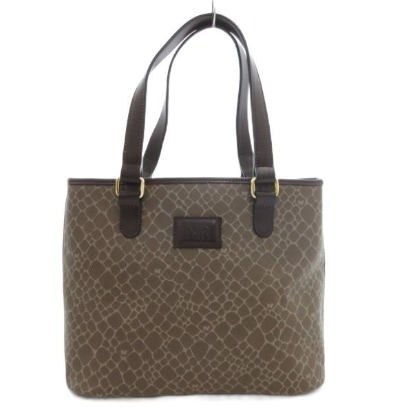 ニナリッチ NINA RICCI ハンドバッグ トート 肩掛け 茶 ブラウン NR