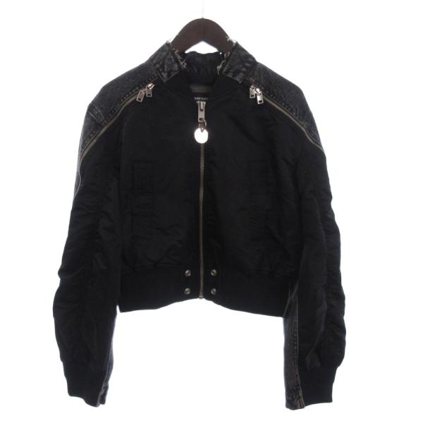 DIESEL（ディーゼル） 美品 デニム切替 MA-1 ブルゾン ジャケット