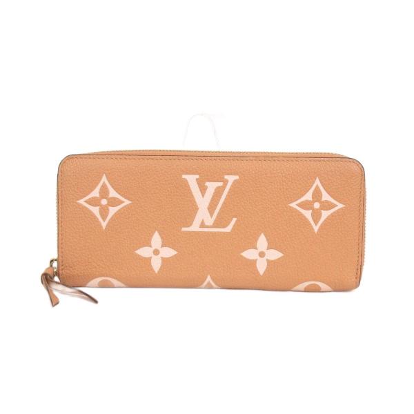 美品 現行 ルイヴィトン クレマンス モノグラム アンプラント アマゾナ 長財布 LOUIS VUITTON ルイヴィトン モノグラム アンプラント ポルトフォイユ