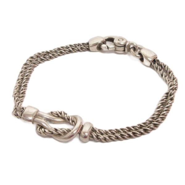 ティファニー TIFFANY & CO. ダブルロープブレスレット バングル 18.8g