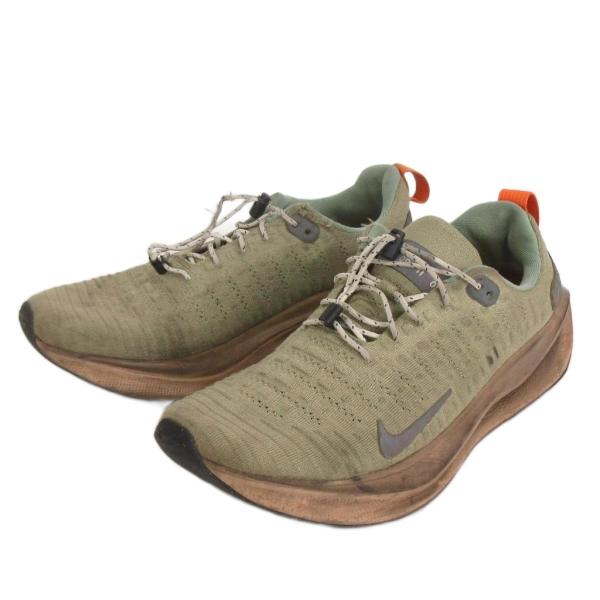 ナイキ NIKE リアクトインフィニティラン4 スニーカー ローカット HJ7669-276 緑系 US8.5 26.5cm 靴 メンズ