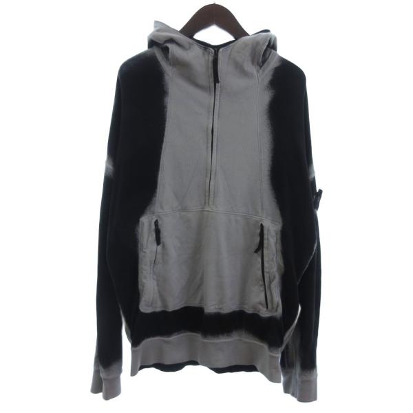 ストーンアイランド STONE ISLAND ハーフジップ フーディー パーカー