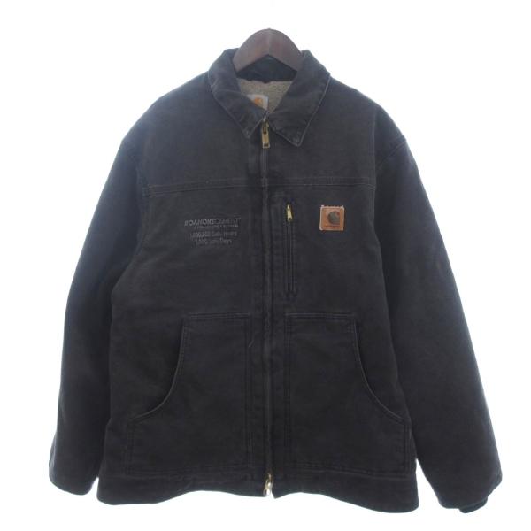 カーハート carhartt ダックジャケット ワーク ジップアップ ロゴ刺繍