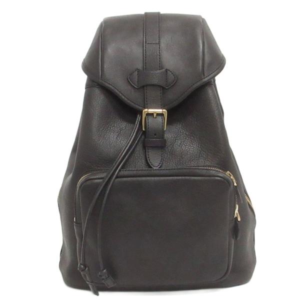 GANZO ガンゾ 7QS−H リュック デイバッグ オールレザー 黒 ブラック