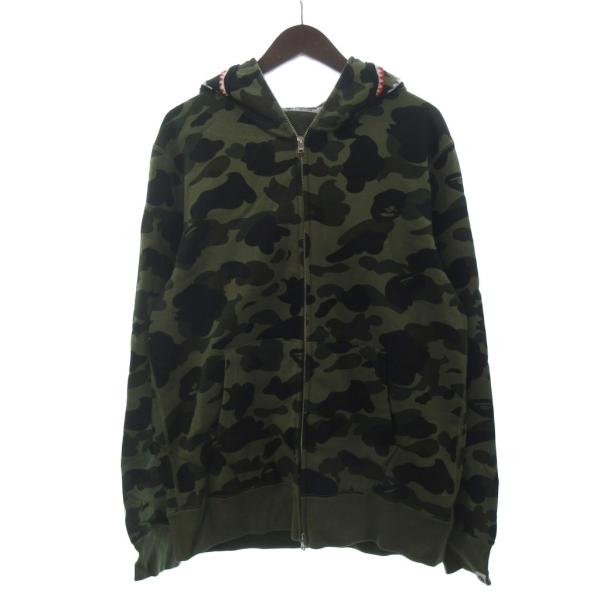 A BATHING APE スウェットシャツ　カモフラ　正規品 A BATHING APE（アベイシングエイプ） 美品 パーカー スウェット
