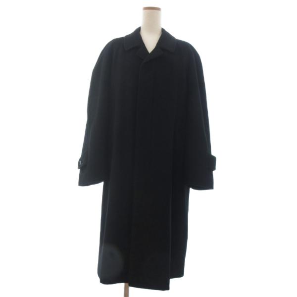 eherejeuness コート ロング カシミヤ100％ 長袖 L 黒 ブラック □FF
