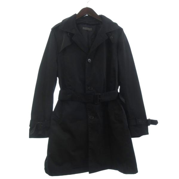 【匿名配送料込】バーニーズニューヨーク　トレンチコート　ライナー付き　メンズ　紺 バーニーズニューヨーク BARNEYS NEW YORK 美品 トレンチコート ひざ丈