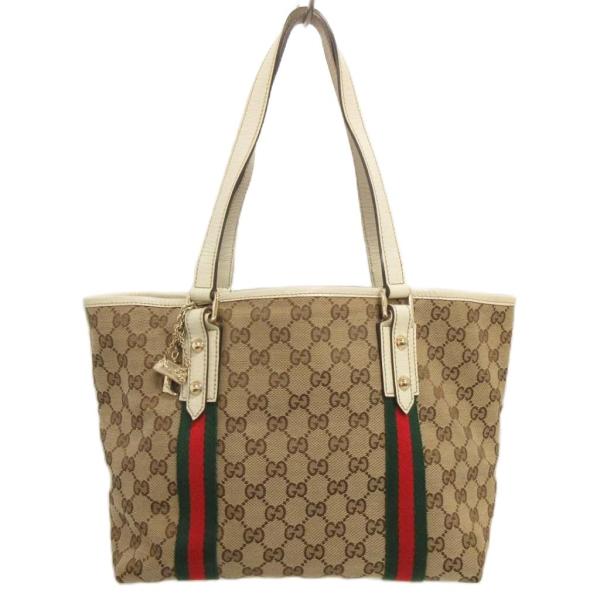 GUCCI（グッチ） トートバッグ シェリーライン GGキャンバス 137396