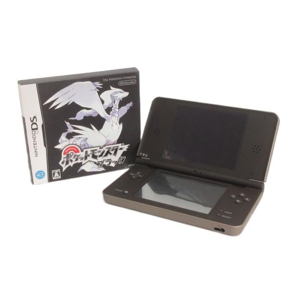 Nintendo ニンテンドーDSi LL 本体のみ ソフト付き ポケットモンスターブラック ドラゴンクエストIV UTL-001 ダークブラウン CERO A