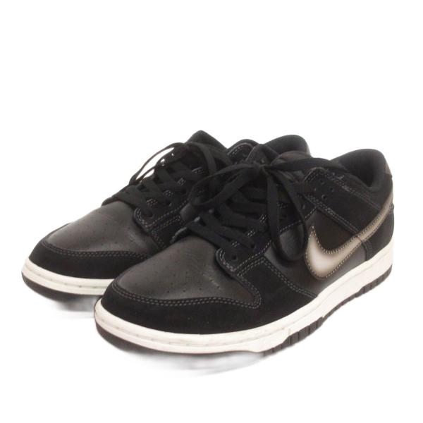 ナイキ NIKE Dunk Low Airbrush Swoosh スニーカー ローカット FD6923-001 黒 ブラック US9 27cm 靴 メンズ