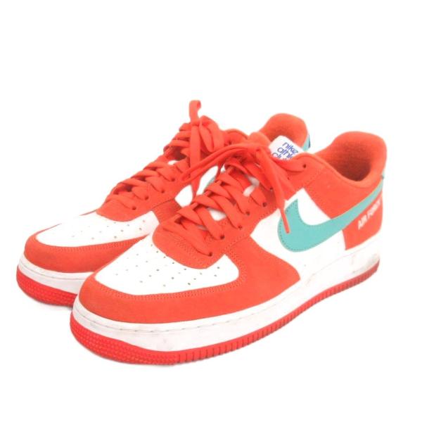 ナイキ NIKE AIR FORCE 1 07 LV8 スニーカー DH7568-800 オレンジ 28.5cm 靴 メンズ