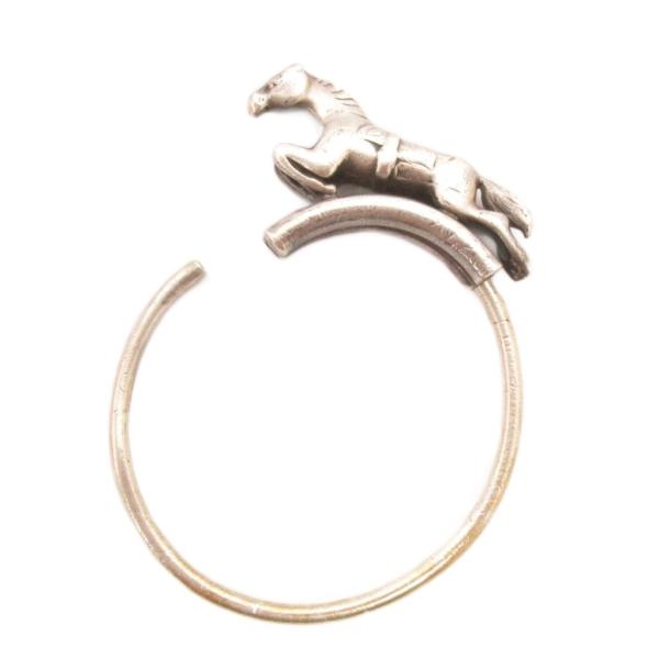 HERMES 馬モチーフ シルバーキーリング　ビンテージ HERMES（エルメス） ヴィンテージ キーリング ホース 馬 シルバー