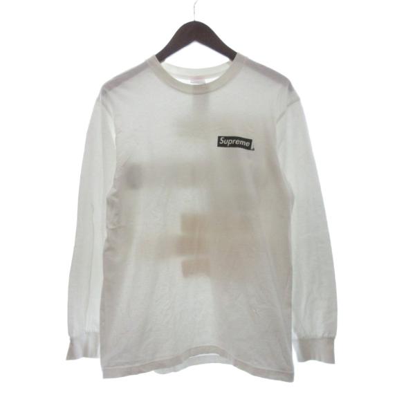 シュプリーム 20SS Sacred Unique L/S Tee Tシャツ カットソー 長袖 コットン バックプリント ボックスロゴ 白 ホワイト S メンズ