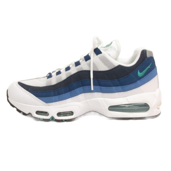 ナイキ NIKE 美品 AIR MAX 95 BIG BUBBLE OG "SLATE" スニーカー IH7855-100 白 青 ホワイト ブルー 29.0cm メンズ