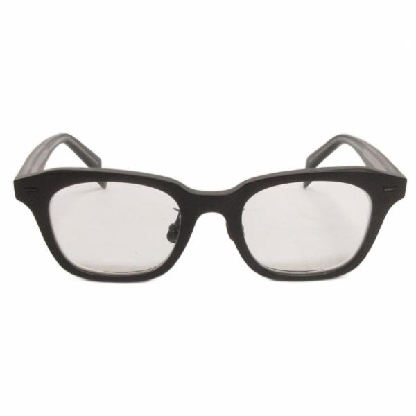 JINS X TAKAGI TAKUYA 美品 めがね 伊達 ウェリントン MRF-25S-024AE 黒 ブラック 49□21-150 アイウェア メンズ