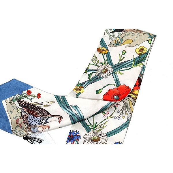 Disney ミッキーマウス 中古 未使用品 グッチ ミッキーマウス ディズニー Gucci Disney プリント レディース スカーフ シルク ネックボウ ベクトル 古着