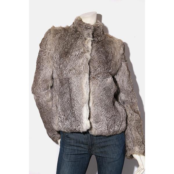 中古 Piu Di Nemi ピュディネーミ ラビットファー ジャケット ショートコート M Gray グレー レディース ベクトル 古着 004 ブランド古着販売のベクトル 通販 Yahoo ショッピング