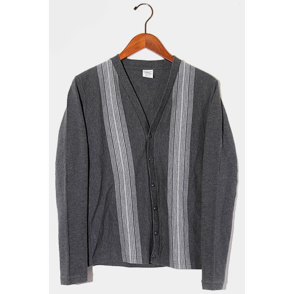 中古 Cootie クーティ ストライプコットンカーディガン M Gray グレー メンズ ベクトル 古着 004 ブランド古着販売のベクトル 通販 Yahoo ショッピング