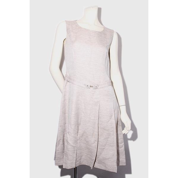 Yoshie Inaba ヨシエイナバ リネン シルク プリーツ ノースリーブ ワンピース 9 Beige ベージュ B0371fa 226 レディース 004 ブランド古着販売のベクトル 通販 Yahoo ショッピング