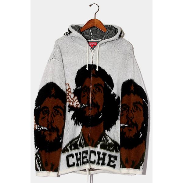 supreme che hooded zip up sweater L 白 | www.jarussi.com.br