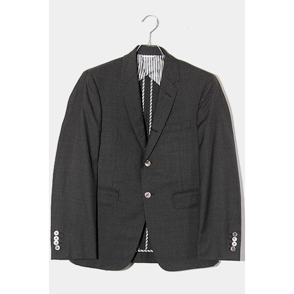 THOM BROWNE トムブラウン 段返り3B セットアップ 1 グレー /○ | www