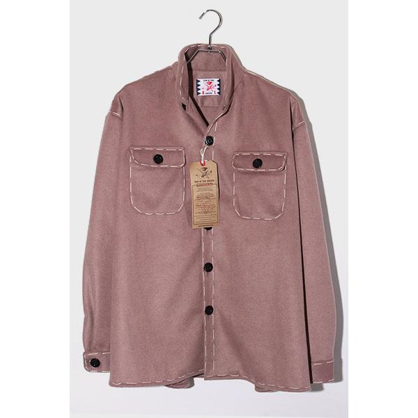 【中古】XL 未使用品 22AW サノバチーズ Stitch Shirt 長袖 ステッチシャツ BROWN ブラウン SC2220-SH04/■In2 メンズ XL 未使用品 2022AW SON OF THE CHEESE サノバチーズ Stitch Shirt