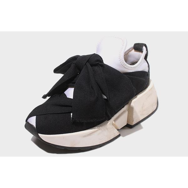 23cm MM6 Maison Margiela エムエムシックス メゾンマルジェラ リボンタイスリッポンシューズ スニーカー 36 BLACK  ブラック S59WS0033 /◆ :004-202303240395:ブランド古着販売のベクトル - 通販 - Yahoo!ショッピング