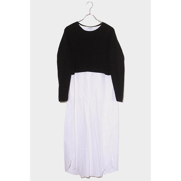 ENFOLD エンフォルド ファームウール コンビネーションドレス ワンピース