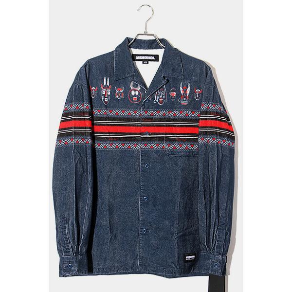 未使用品 2023AW NEIGHBORHOOD ネイバーフッド SIZE:L MASK PRINT 