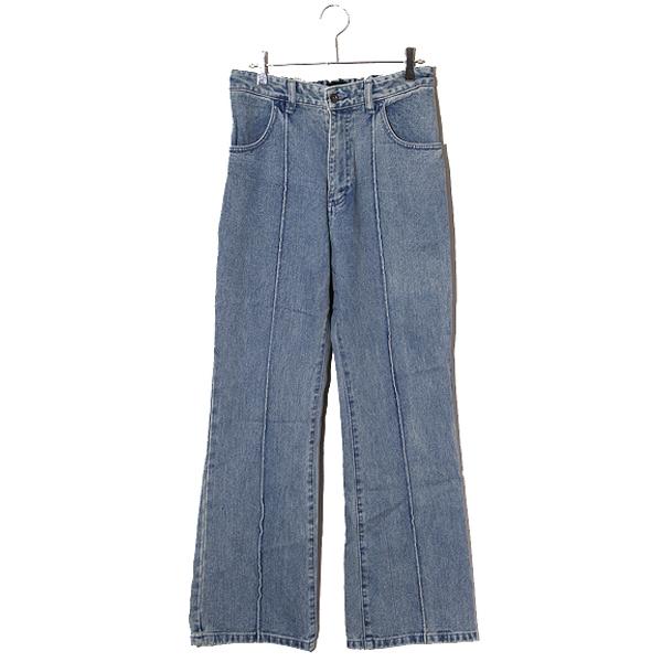 OPENINGAC オープニングアクト ダメージ加工 ワイドデニムパンツ DUR加工 ワイドデニムパンツ|HYSTERIC GLAMOUR MEN | HYSTERIC