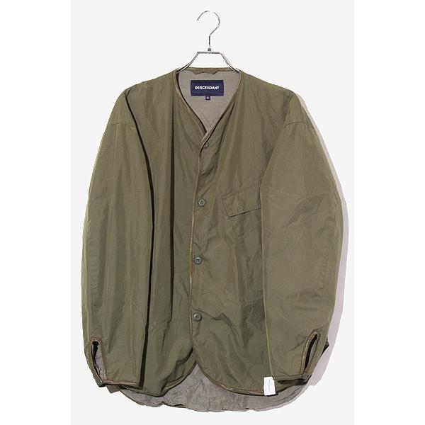DESCENDANT ディセンダント REMNANTS OX LS SHIRT ノーカラー 