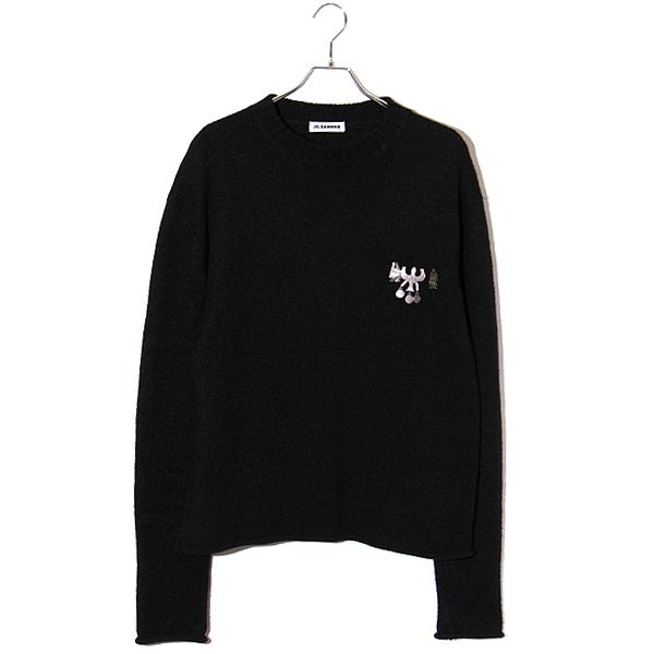 JIL SANDER ジルサンダー SIZE:48 メタル装飾 長袖 シルクウール 