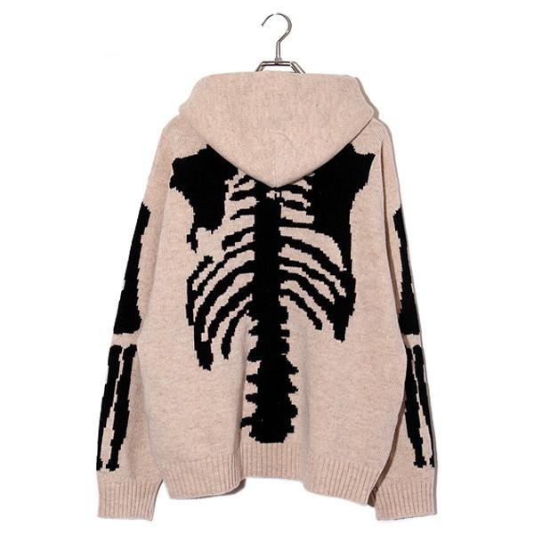 KAPITAL 5Gウール BONEフードセーター 3