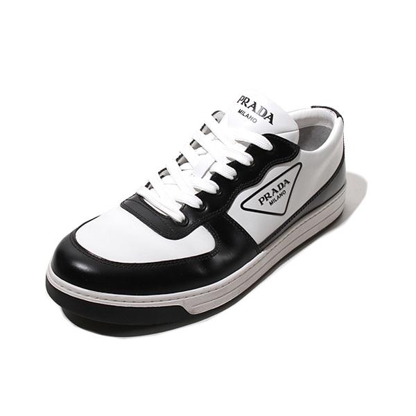 プラダ　ローカットレザースニーカー　26.5 プラダローカットレザースニーカー26.5