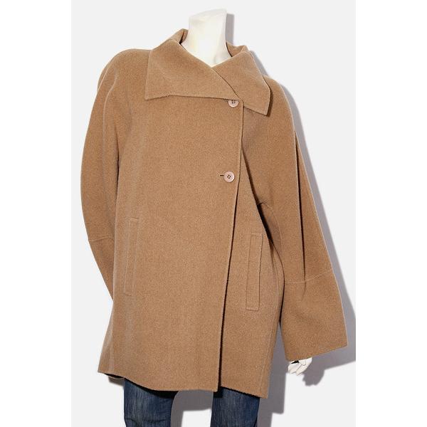 【中古】2023AW HIROKO KOSHINO ヒロココシノMANTECOサスティナブルウールリバーミドルコート 40 RHJAS-39900 /◆☆ HIROKO KOSHINO（ヒロコ コシノ） 2023AW HIROKO KOSHINO ヒロココシノ