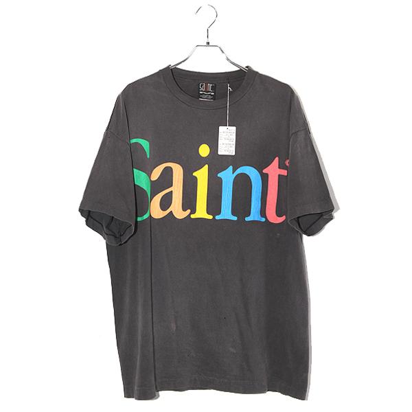 M SAINT MICHAEL COLOFUL SAINT Tシャツ Saint Mxxxxxx (セントマイケル) SS TEE COLORFUL SAINT SM-YS8