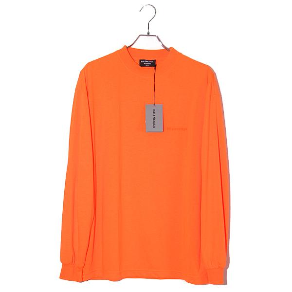 【中古】BALENCIAGA バレンシアガ L/S Embroidered Logo T-Shirt 刺?ロゴ 長袖Tシャツ XS 541878 TKVH1 BALENCIAGA（バレンシアガ） L/S Embroidered Logo T-Shirt 刺?ロゴ