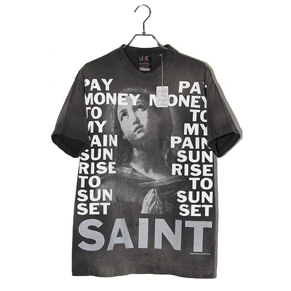未使用品 2024SS SAINT Mxxxxxx セントマイケル PTP SS TEE / STAY 